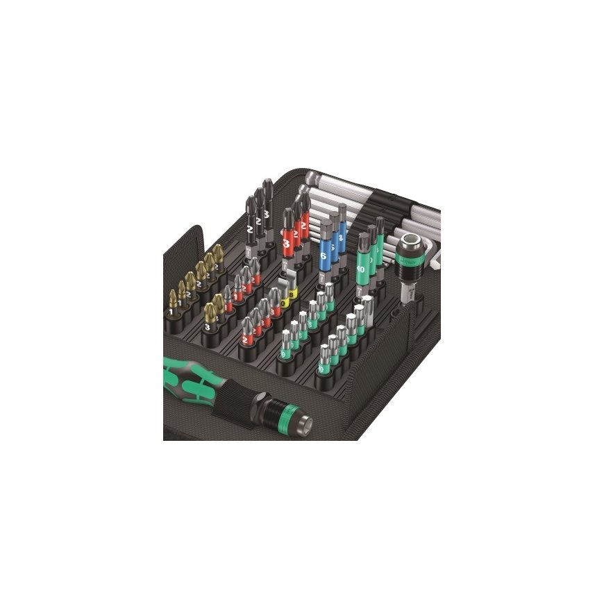 Wera KK 100 muciņatslēgas uzgalis 52 pcs – 3