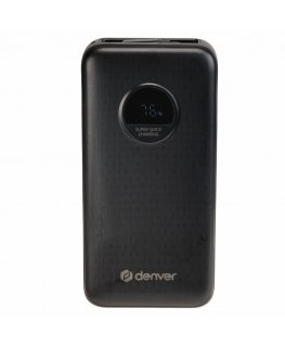 Denver PQC-20065 nešiojamasis įkroviklis 20000 mAh Juoda