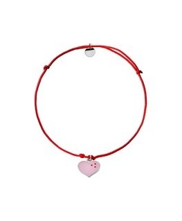 Brilio Silver Beautiful silver bracelet with heart BRC39WR