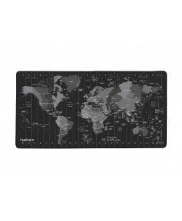 NATEC Time Zone Map Maxi Juoda, Pilka