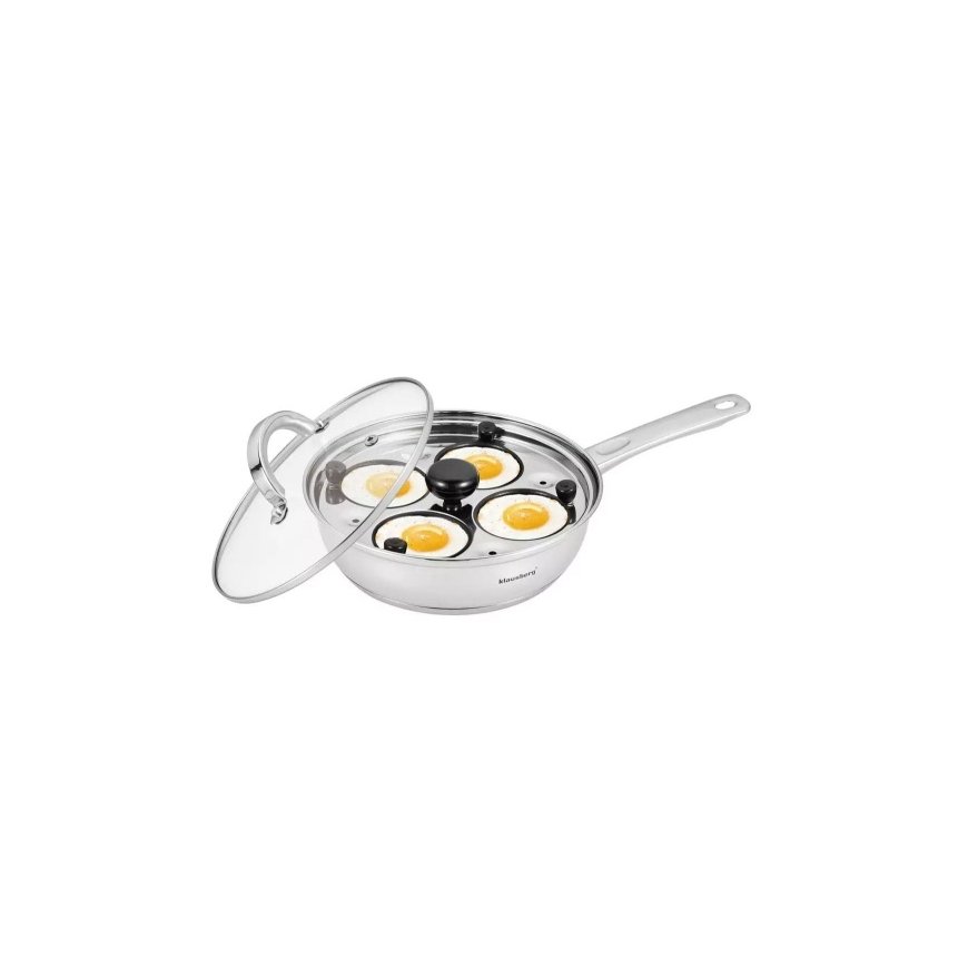 STEEL FRYING PAN WITH EGG INSERT 20CM KLAUSBERG KB-7606