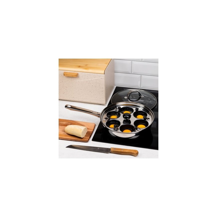STEEL FRYING PAN WITH EGG INSERT 20CM KLAUSBERG KB-7606 – 2
