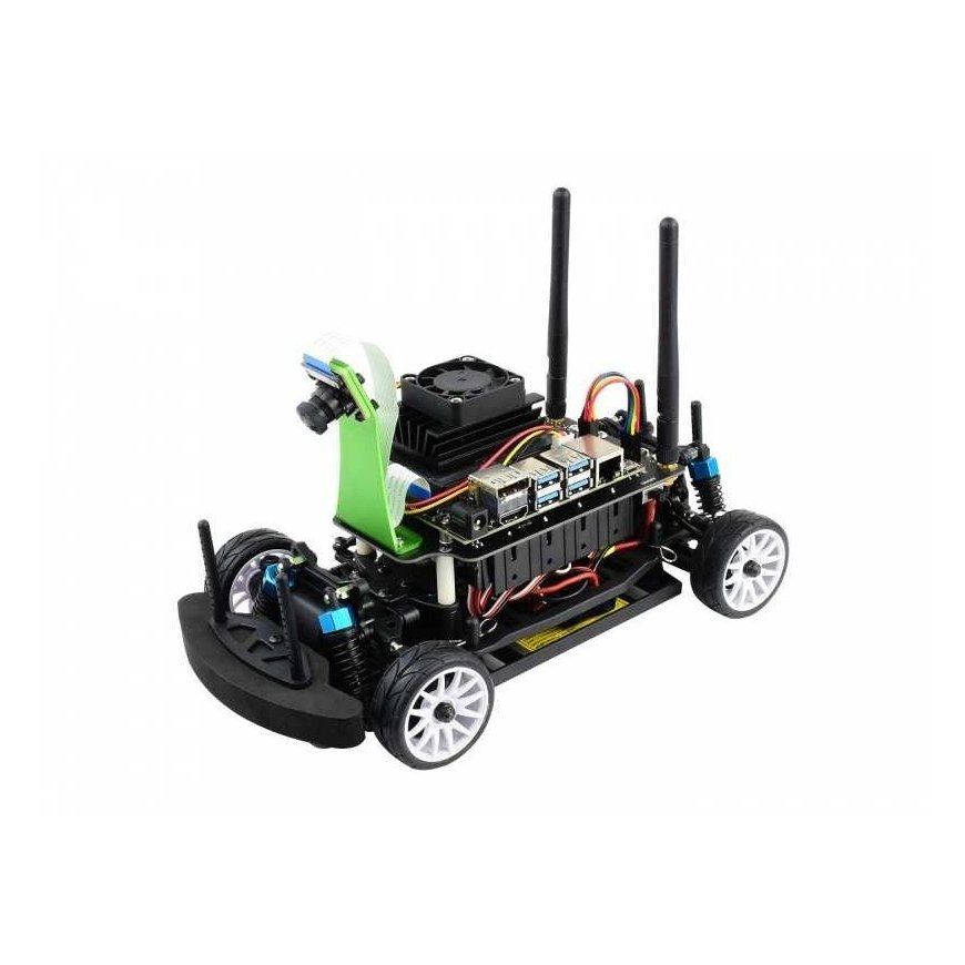 JetRacer Pro AI - four-wheeled robot platform with camera, DC drive, OLED display Nvidia Jetson Nano Pro - Waveshare 18432 – 2