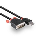 Lindy 41491 видео кабель адаптер 2 m DisplayPort DVI-D Черный Lindy 41491 видео кабель адаптер 2 m DisplayPort DVI-D Черный