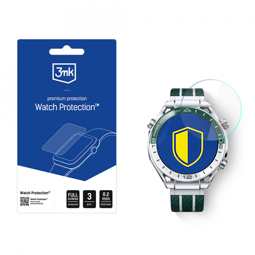 3mk Watch Protection FlexibleGlass hybrid glass for the smartwat