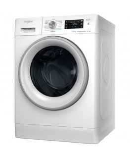 Whirlpool FFWDB 976258 SV EE veļas žāvētājs Brīvi novietots Ielādēšana no priekšas Balts E