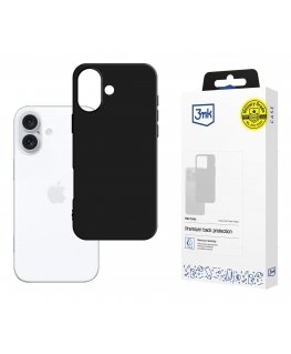 3MK Matt Case mobile phone case 15.5 cm (6.1") Cover Black