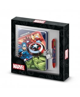 Карактермания Дневник Marvel Avengers + ручка