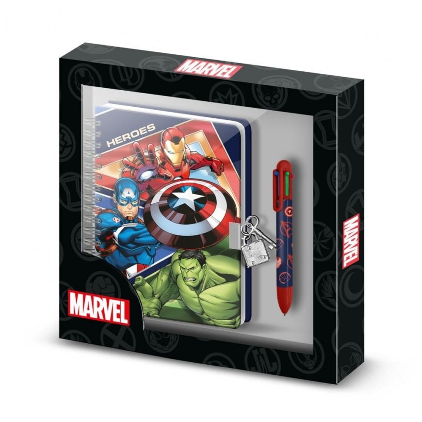 Karactermania Marvel Avengers Dienoraštis + rašiklis