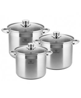 King Hoff KINGHOFF 6 PIECE POT SET 7L / 5L / 4L KH-4309