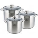 King Hoff KINGHOFF 6 PIECE POT SET 7L / 5L / 4L KH-4309 King Hoff KINGHOFF 6 PIECE POT SET 7L / 5L / 4L KH-4309