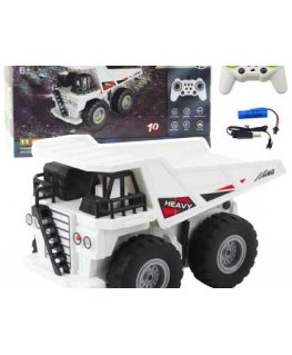 Lean Toys Tālvadības traktais kravas automašīna ar gaismām un skaņām 1:24