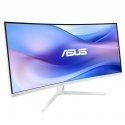 ASUS VU34WCIP-W tietokoneen litteä näyttö 86,4 cm (34") 3440 x 1440 pikseliä Wide Quad HD Valkoinen