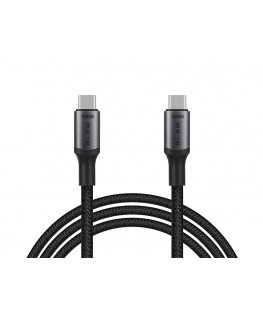 Blow USB-C connector – USB-C 2.0 1.0m black braided 100W