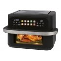 ProfiCook PC-FR 1313 H Dubults 10 L Atsevišķs 2400 W Karstā gaisa fritētājs Melns, Nerūsējošs tēraud ProfiCook PC-FR 1313 H Dubults 10 L Atsevišķs 2400 W Karstā gaisa fritētājs Melns, Nerūsējošs tēraud