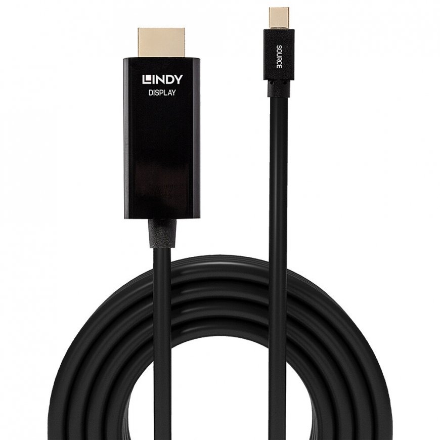 Lindy 36926 видео кабель адаптер 1 m HDMI Тип A (Стандарт) Mini DisplayPort Черный – 2