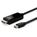 Lindy 36926 videokaapeli-adapteri 1 m HDMI-tyyppi A (vakio) Mini DisplayPort musta Lindy 36926 videokaapeli-adapteri 1 m HDMI-tyyppi A (vakio) Mini DisplayPort musta