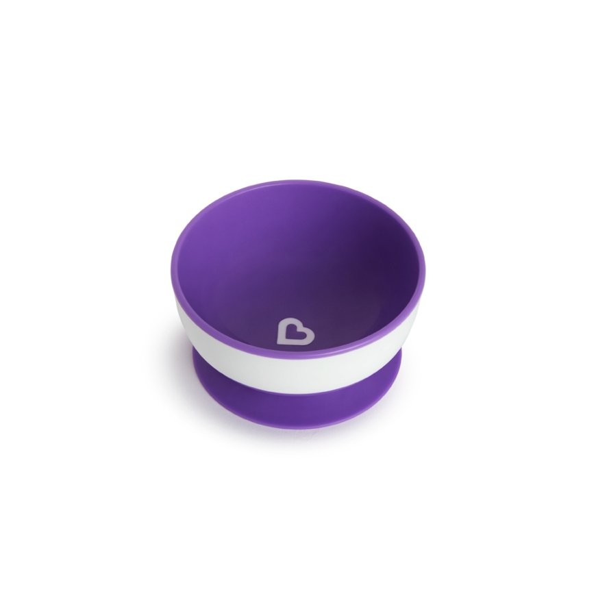 Munchkin Stay Put Suction Bowls 6 мес Синий, Зеленый, Пурпурный – 3