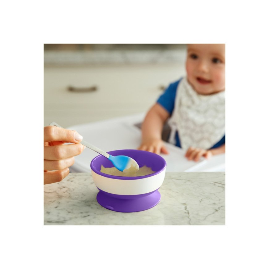 Munchkin Stay Put Suction Bowls 6 mēnesis(i) Zils, Zaļš, Lillā – 5
