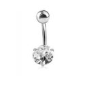 Gold-Plated Earrings with Clear Crystal Gold-Plated Earrings with Clear Crystal