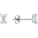 Gold-Plated Earrings with Clear Crystal Gold-Plated Earrings with Clear Crystal