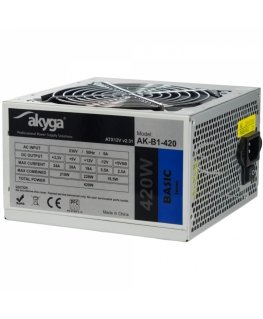 Akyga AK-B1-420 блок питания 420 W 20+4 pin ATX ATX Серый