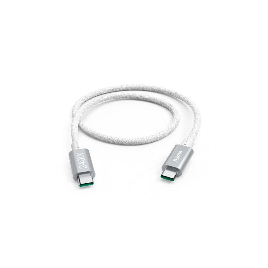 Hama Full-Featured USB kabelis USB 3.2 Gen 1 (3.1 Gen 1) 1,5 m USB C Balta