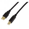 LogiLink UA0264 USB cable USB 2.0 10 m USB A USB B Black