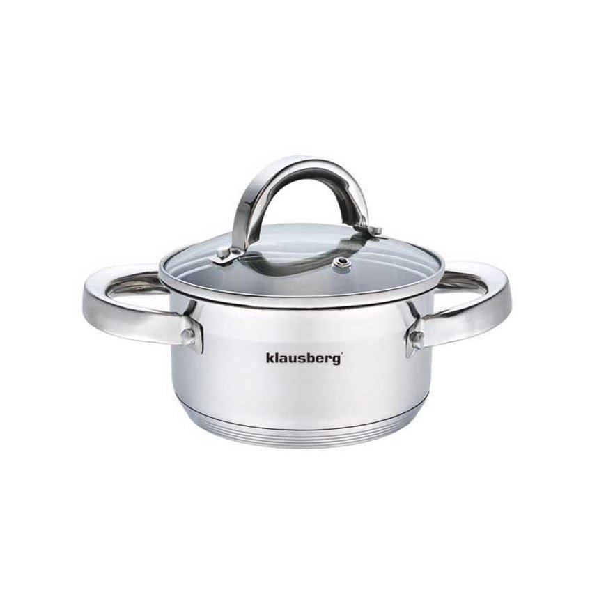 Klausberg 12 cm nerūsējošā tērauda katls, 0,5 l, KB-7120