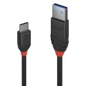 Lindy 36916 USB-kaapeli USB 3.2 Gen 1 (3.1 Gen 1) 1 m USB A USB C musta