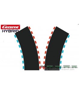 Carrera Hybrid Curves, 2 radius, 30° (2 x left, 2 x right)