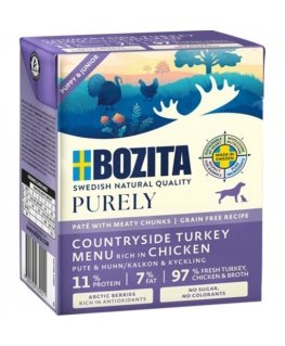 Bozita 9118247 suņu mitrā barība Cālis, Turcija Pieaudzis suns 370 g