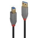 Lindy 36743 USB-kaapeli USB 3.2 Gen 1 (3.1 Gen 1) 3 m USB A USB B musta, Harmaa Lindy 36743 USB-kaapeli USB 3.2 Gen 1 (3.1 Gen 1) 3 m USB A USB B musta, Harmaa