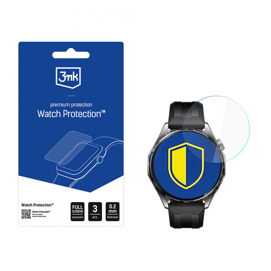 3mk Watch Protection FlexibleGlass hybrid glass for the smartwat