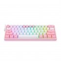 REDRAGON K616 Fizz Pro white/pink keyboard USB + RF Wireless + Bluetooth Pink, White