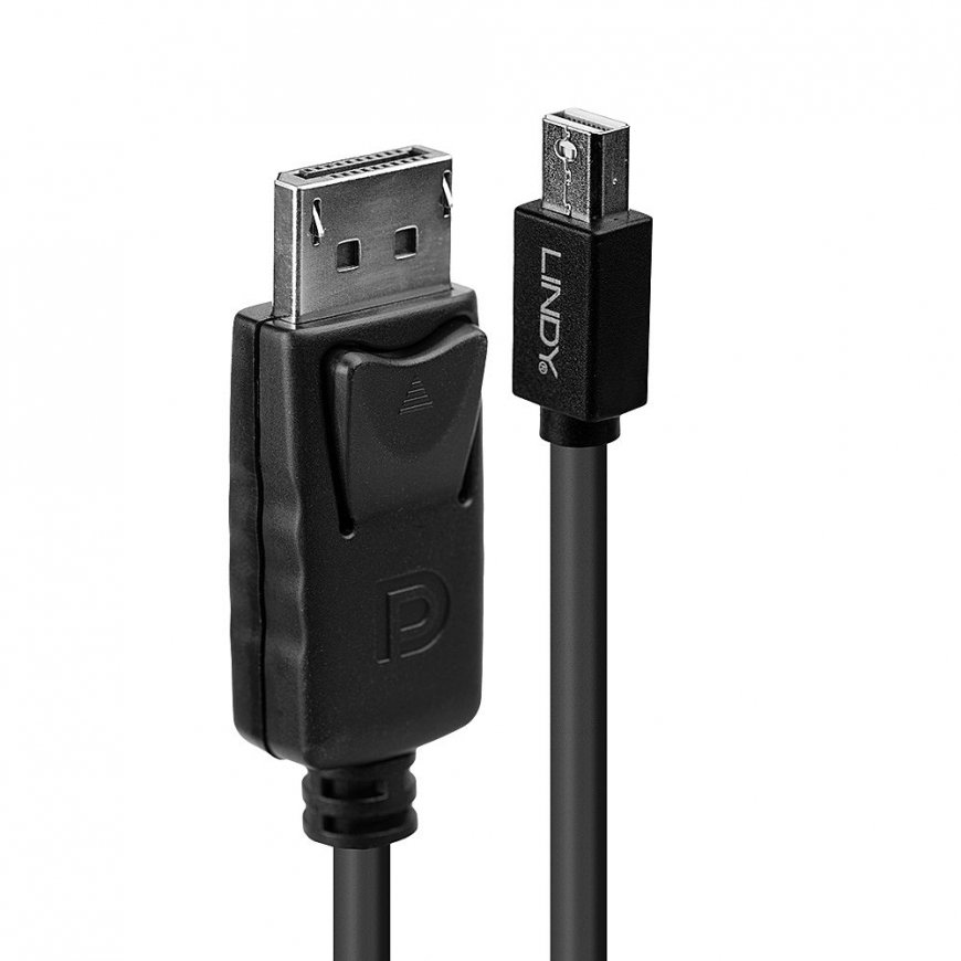 Lindy 41647 DisplayPort kabelis 3 m Mini DisplayPort Melns