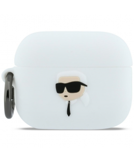Case Karl Lagerfeld Silicone Karl Head 3D for AirPods Pro 3 wh
