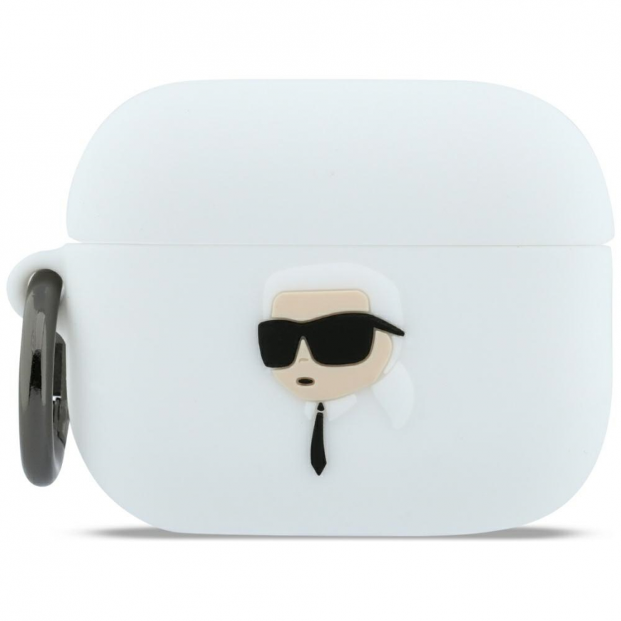 Case Karl Lagerfeld Silicone Karl Head 3D for AirPods Pro 3 wh