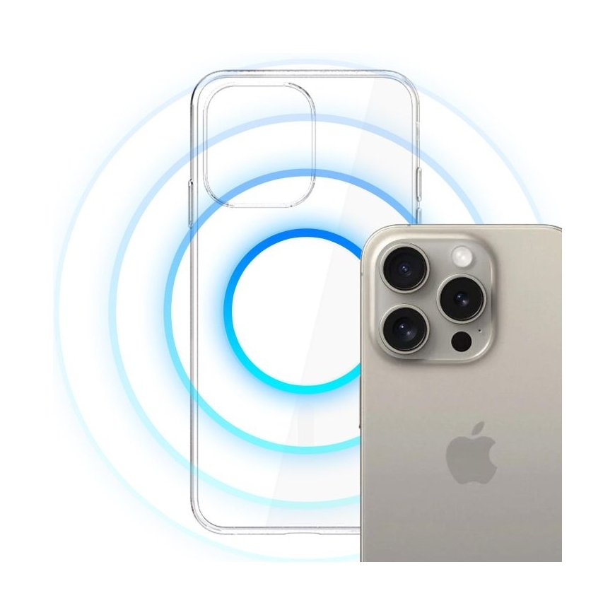 3MK Clear MagCase mobiliojo telefono dėklas 15,5 cm (6.12") Permatomas – 2