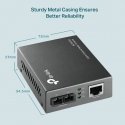 TP-Link MC200CM V3 tīlkla mediju pārveidotājs Iekšējs 1000 Mbit/s 850 nm Multi režīms Melns TP-Link MC200CM V3 tīlkla mediju pārveidotājs Iekšējs 1000 Mbit/s 850 nm Multi režīms Melns