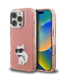 Case Karl Lagerfeld IML Aquarelle Choupette & Logo for iP