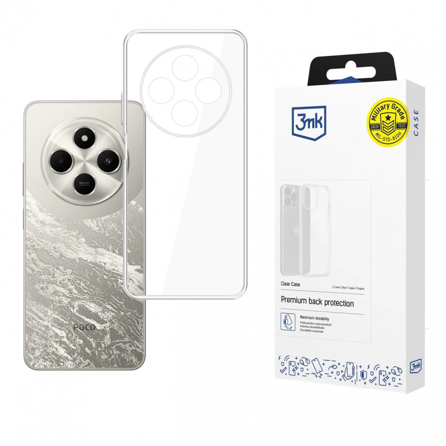 3mk Clear Case for Xiaomi Poco C75 - transparent
