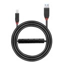 Lindy 43227 USB kabelis USB 3.2 Gen 1 (3.1 Gen 1) 10 m USB A USB B Melns Lindy 43227 USB kabelis USB 3.2 Gen 1 (3.1 Gen 1) 10 m USB A USB B Melns