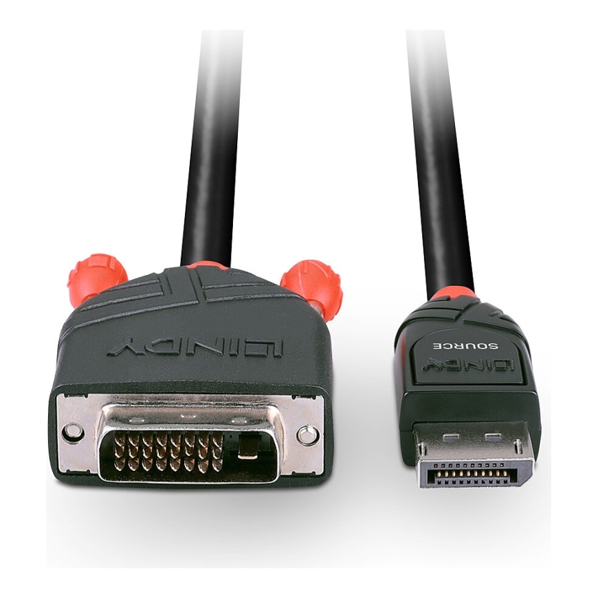 Lindy 41490 видео кабель адаптер 1 m DVI-D DisplayPort Черный – 4