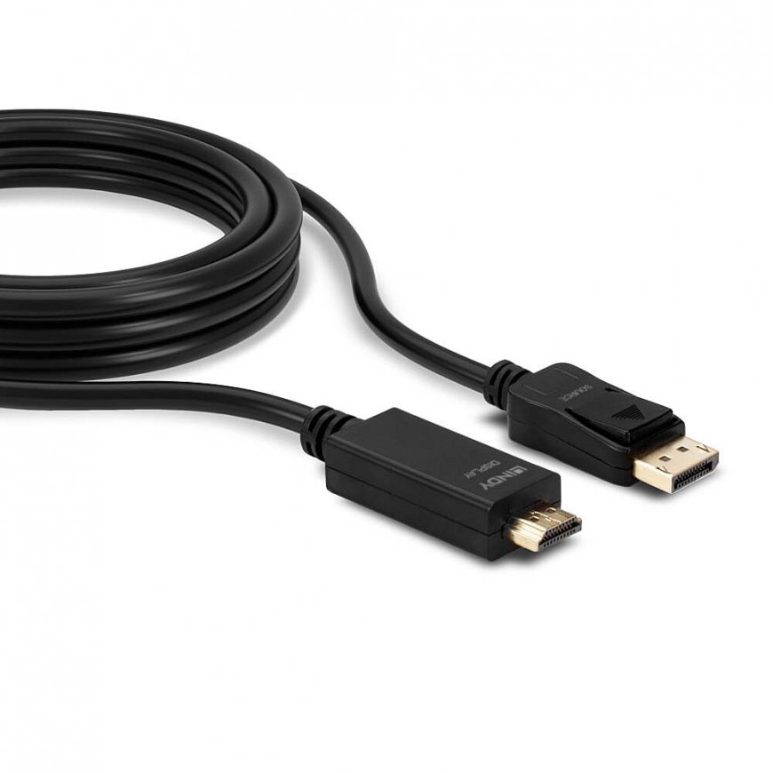 Lindy 36923 videokaabliadapter 3 m DisplayPort HDMI tüüp A (Standard) Must – 3