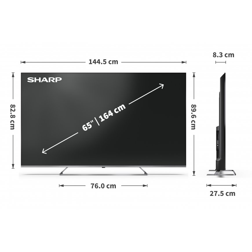 Sharp 4K Ultra HD QLED MiniLED TV | 65JP7265E | 55 | Smart TV | – 5