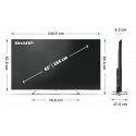Sharp 4K Ultra HD QLED MiniLED TV | 65JP7265E | 55 | Smart TV | Sharp 4K Ultra HD QLED MiniLED TV | 65JP7265E | 55 | Smart TV |