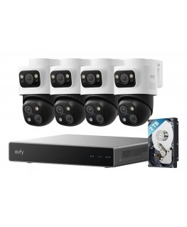 Eufy NVR Security System S4 Max Melns, Pelēks, Balts