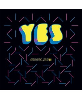 RHINO YES "Yes Singles II" (sinine/valge laiguline vinüül)