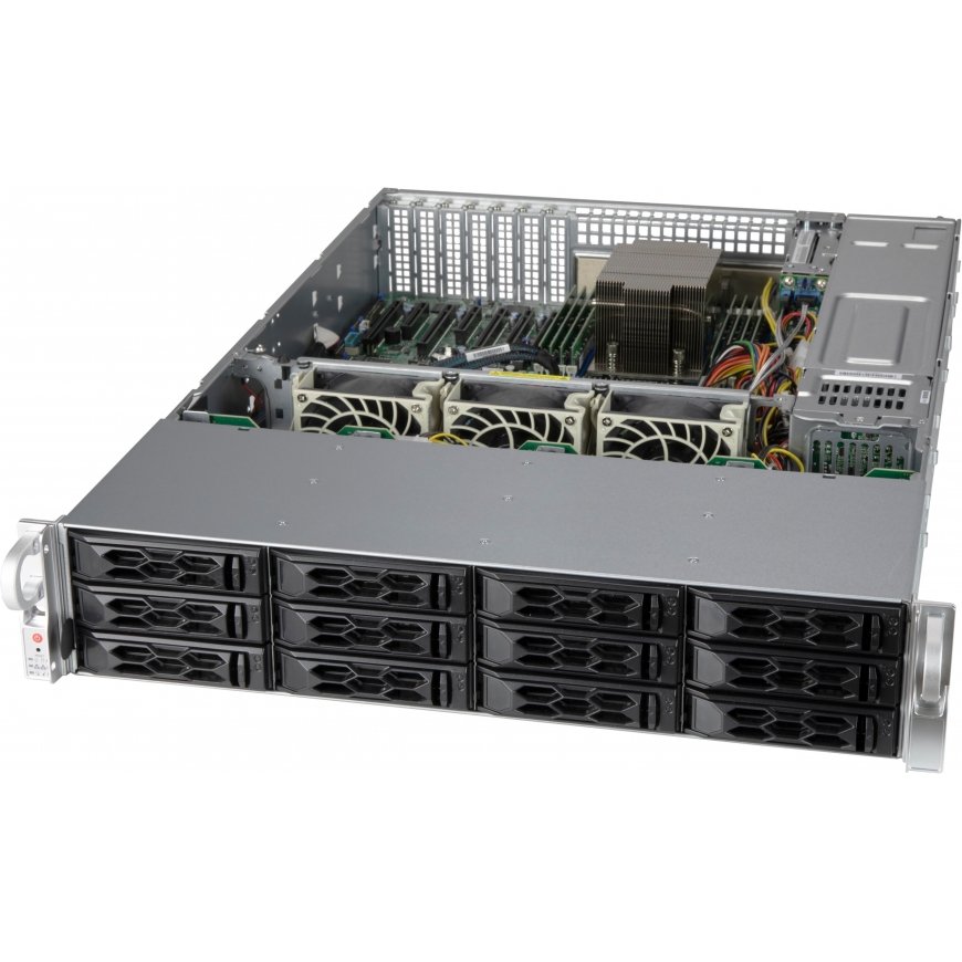 Supermicro CSE-LA26AC12-R920LP1 tietokonekotelo Teline musta, Harmaa 920 W